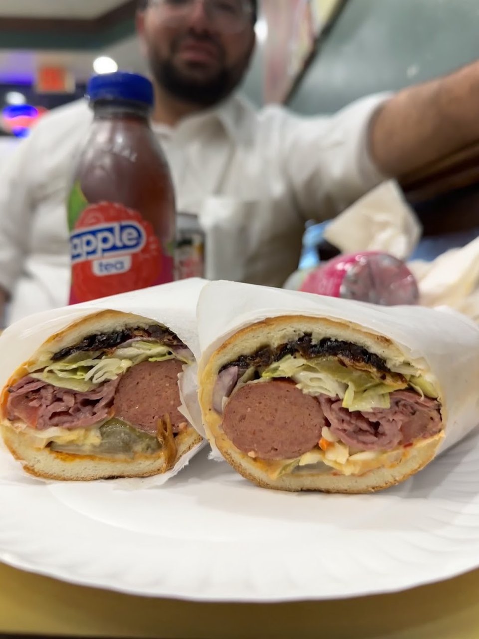 Pastrami Hotdog Sandwich